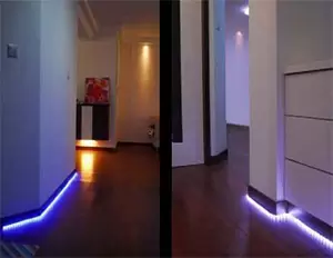 install-led-strip-light-on-floor-decoration